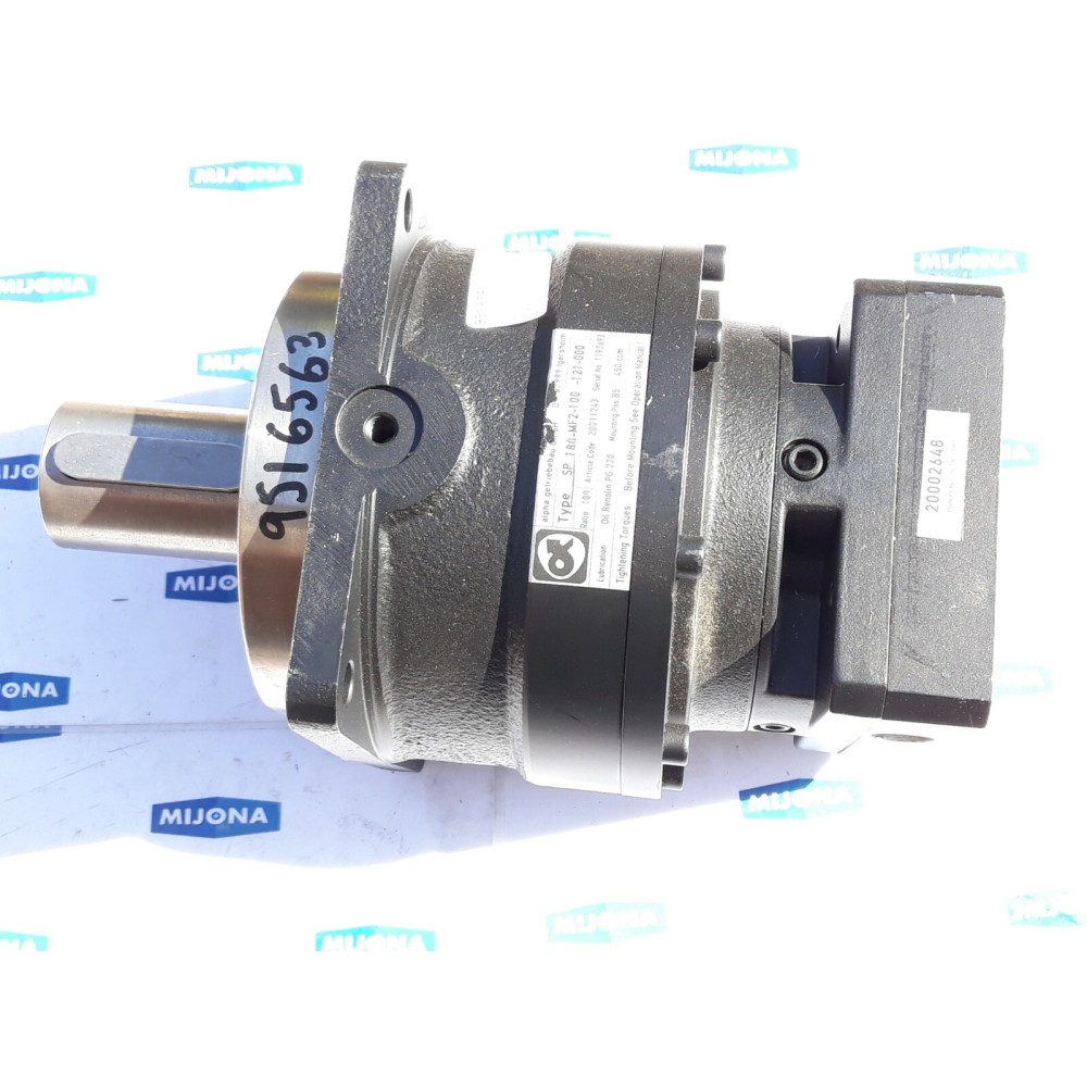 ALPHA SP 180 MF2 100 1 21 000 RATIO 100 20011243 I=100 20002648 new old stock