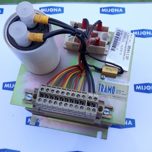 TRAMO TLOTKY 5 3-FAS LIKRIKTARENH 50-60HZ 9501132 24VDC 400-440VAC NEW OLD STOCK TRAMO TLOTKY 5 3-FAS LIKRIKTARENH 50-60HZ 9501132 24VDC 400-440VAC NEW OLD STOCK