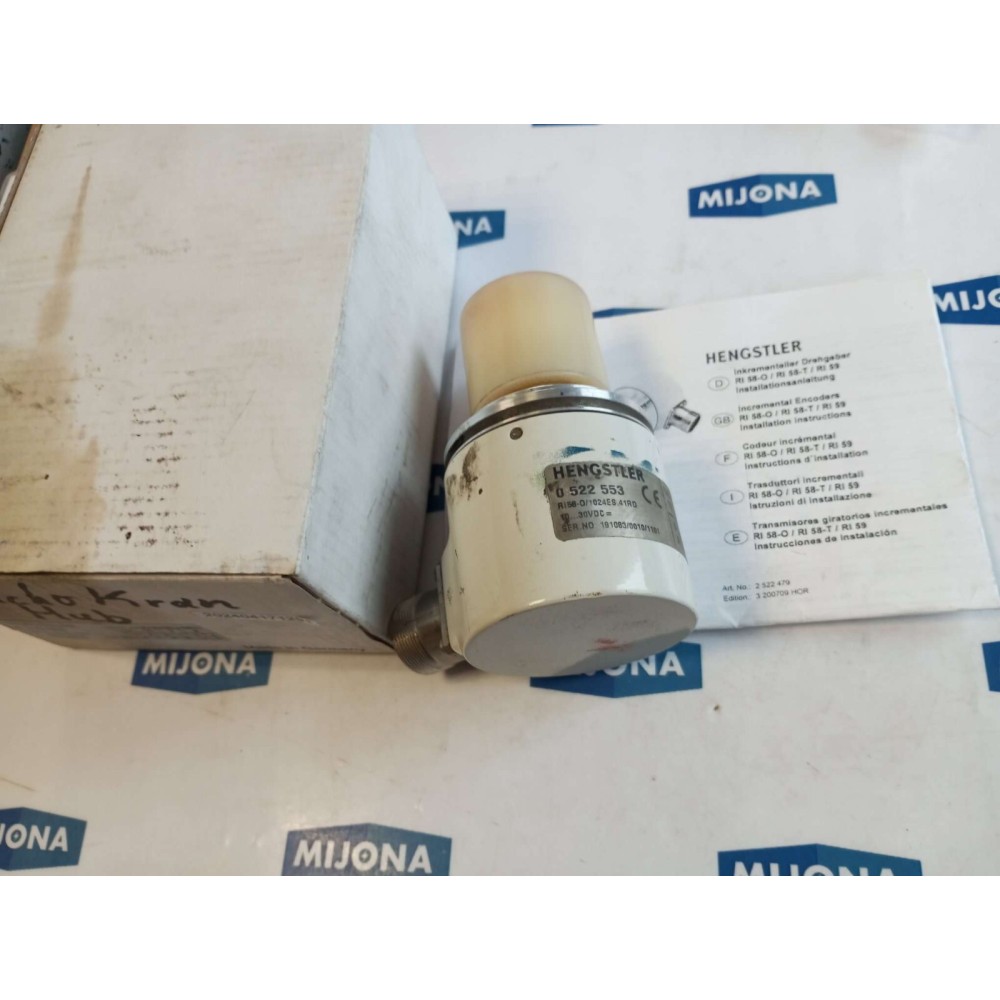 HENGSTLER 0 522 553 RI58 0 1024ES 41RD 10 30VDC ENCODER 0522553 HENGSTLER 0 522 553 RI58 0 1024ES 41RD 10 30VDC ENCODER 0522553