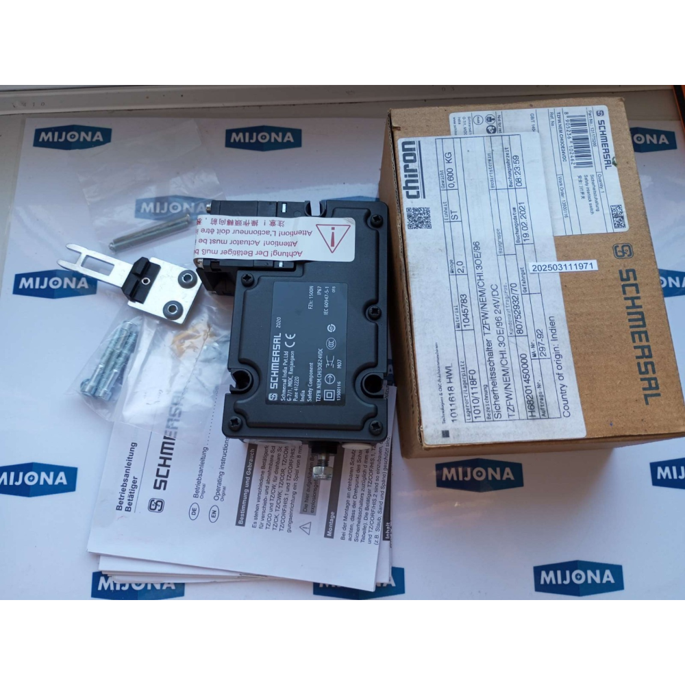 Schmersal SAFETY COMPONENT TZFW.NEM.CHI30E24VDC NEW OLD STOC