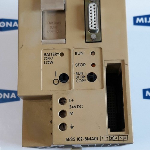Siemens Simatic S5 100U CPU 102 MODULE 6ES5 102 8MA01 850mAh 6ES5102-8MA01 Siemens Simatic S5 100U CPU 102 MODULE 6ES5 102 8MA01 850mAh 6ES5102-8MA01