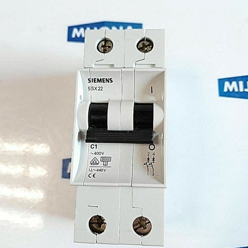 Siemens 5SX2 480V C1 2pol  4296Circuit Breaker Protective Switch (New old stock)