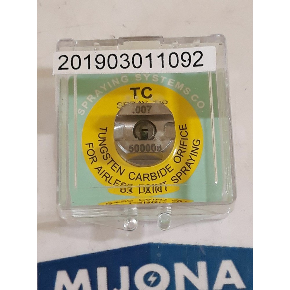 Spraying Systems 007 500008 Sprühsysteme TUNGSTEN CARBIDE ORIFISE SPRAY TIP