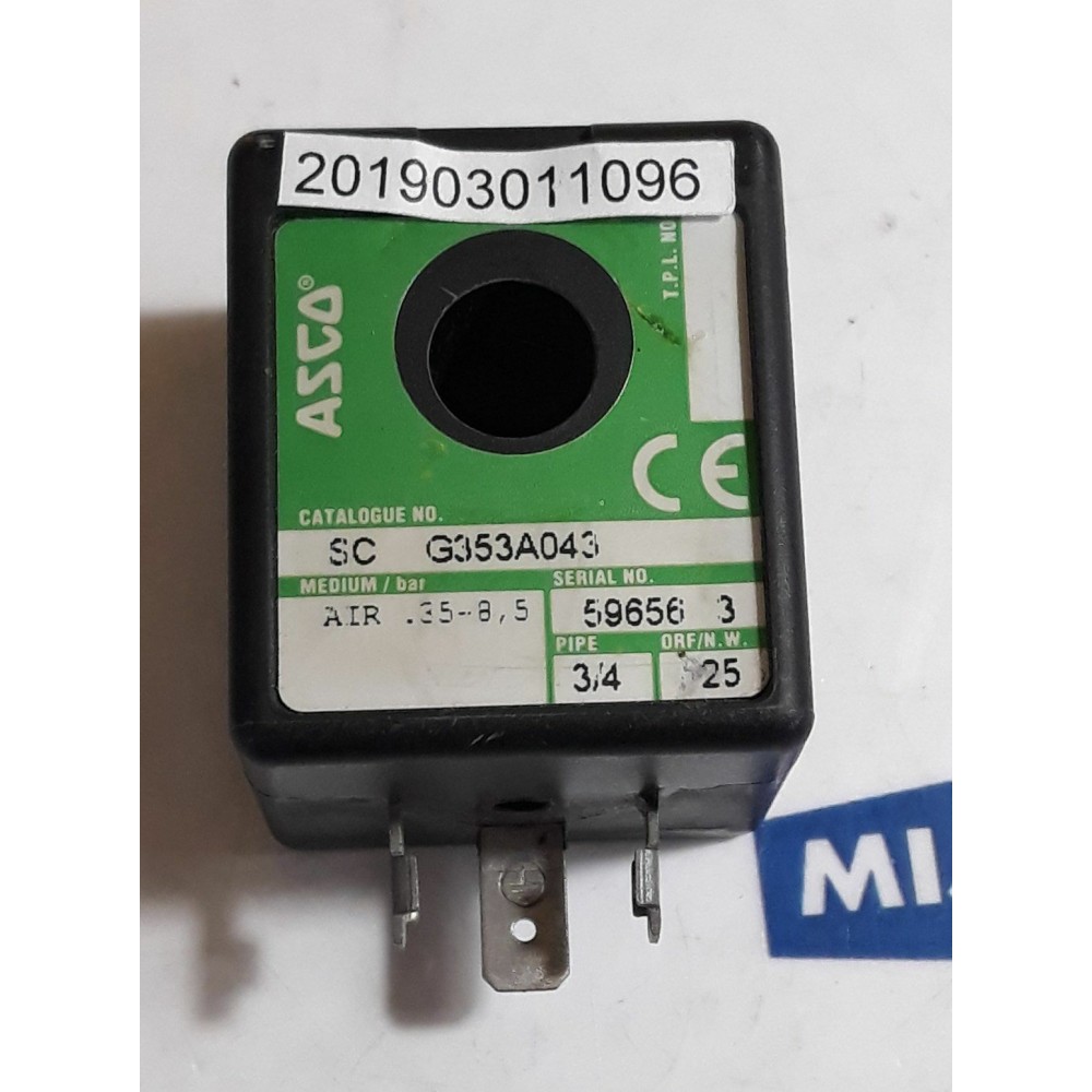 ASCO JOUCOMATIC Solenoid coil  400325 118 115/50AC 6W