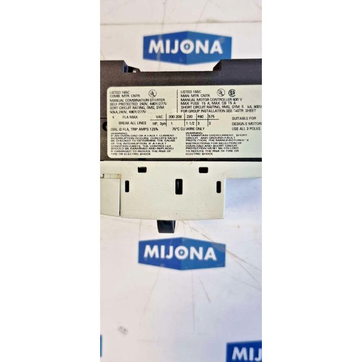 Siemens SIRIUS 3RV1011 1EA15 Motor Protection Circuit Breaker 2,8- 4A