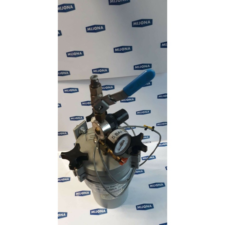EFD NORDSON 1468494 100psi 6,9BAR 50°C OIL MAGNA 220 2002PLubricating oil barrel