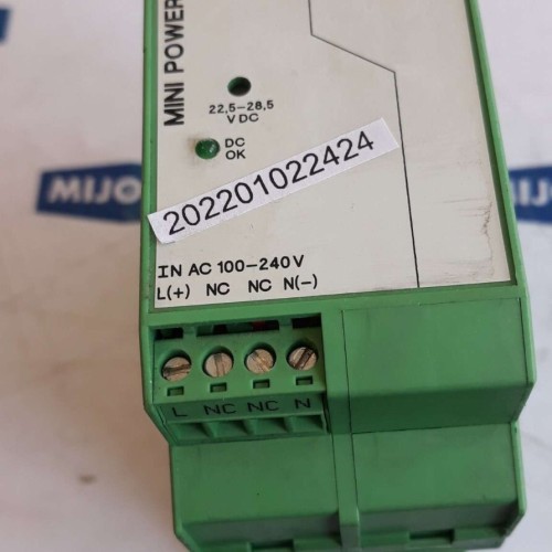PHOENIX CONTACT MINI PS 100 240AC 24DC 2 POWER SUPPLY