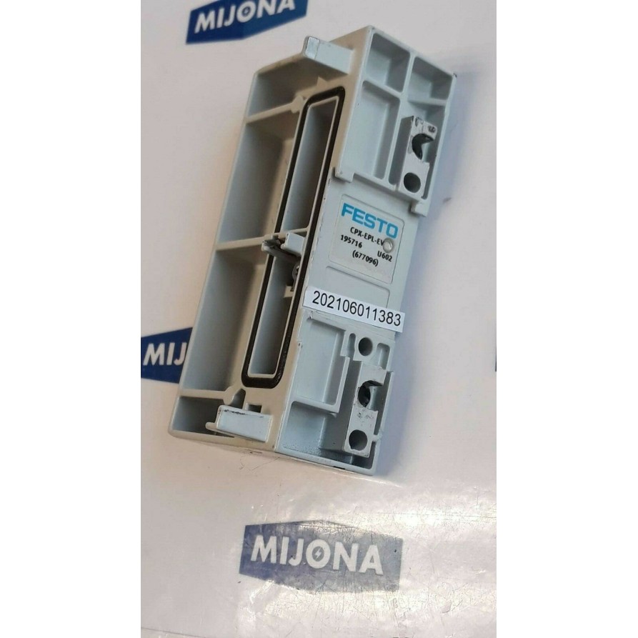 Festo CPX EPL EV 195716 PLATE (new old stock)