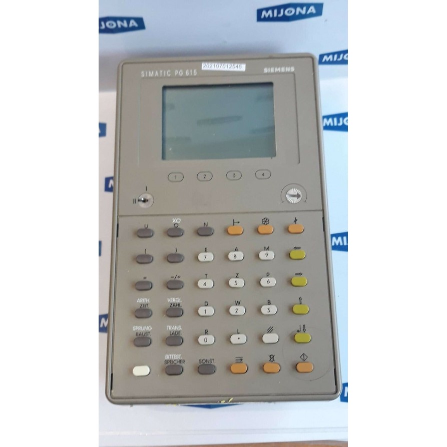 SIEMENS simatic PG 615 6ES 615 0UA11 IP40 6ES615-0UA11 0°C - 45°C Programmer
