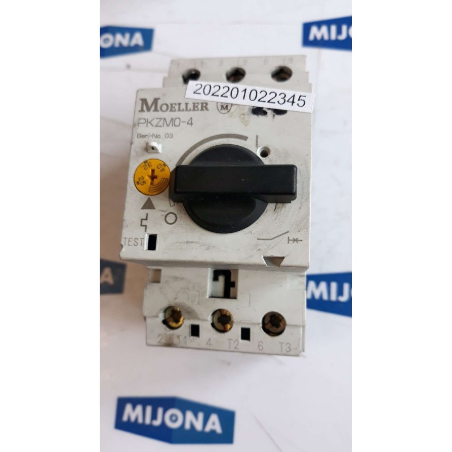 MOELLER PKZM0 4 MOTORSCHUTZSCHALTER 50 60HZ 6000V MOELLER PKZM0 4 MOTORSCHUTZSCHALTER 50 60HZ 6000V