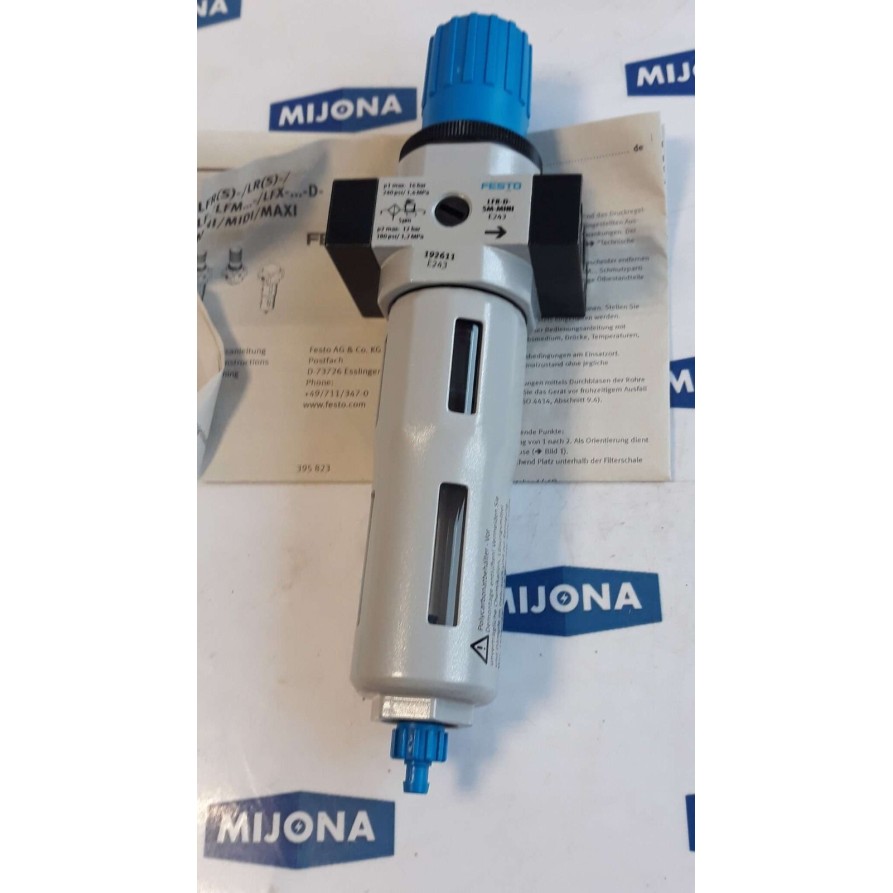 FESTO LFR 1 4 D 5M O MINI 192611 FILTER REGULATOR UNIT FILTER NEW OLD STOCK