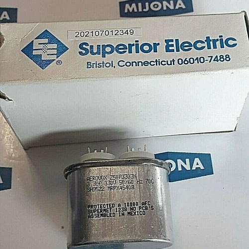 Superior Electric Aerovox Capacitor 3,3uf 330V 50/60HZ Z50P3303N NEW OLD STOCK