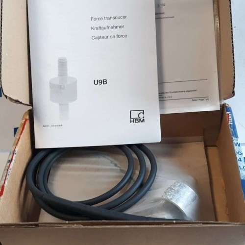 HBM TYP U9B  50KN 1MV Force Transducer 150913415 (new old stock)