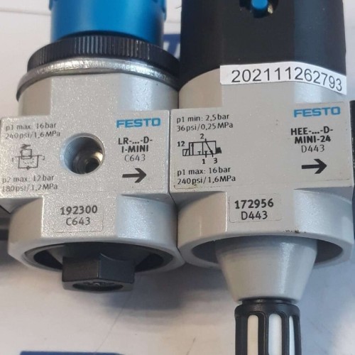Festo LR D I MINI pressure regulator valve HEE D MINI 24 on off valve