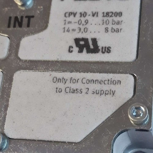 Festo CPV10 VI 18200 0,9-10BAR 3,0- 8BAR end plate NEW OLD STOCK Festo CPV10 VI 18200 0,9-10BAR 3,0- 8BAR end plate NEW OLD STOCK