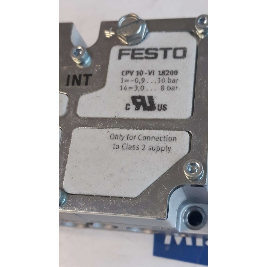 Festo CPV10 VI 18200 0,9-10BAR 3,0- 8BAR end plate NEW OLD STOCK Festo CPV10 VI 18200 0,9-10BAR 3,0- 8BAR end plate NEW OLD STOCK