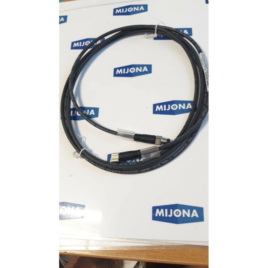 WEIDMULLER 1824570200 SAIL M8GM8G 3 2 0U M8 3POL 2M FEMALE MALE NEW OLD STOCK