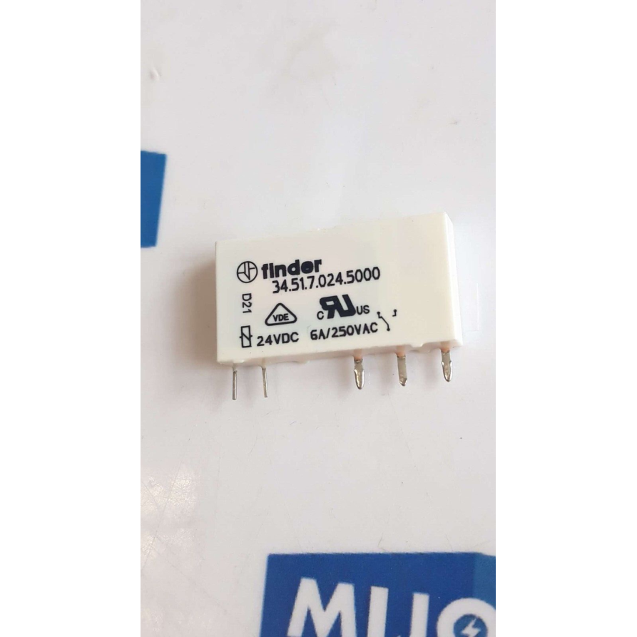 FINDER 34 51 7 024 5000 relay relais 24VDC 6A 250VAC 34.51.7.024.5000