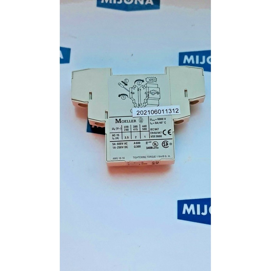 Klöckner Moeller NHI11 PKZ0 Auxiliary Switch