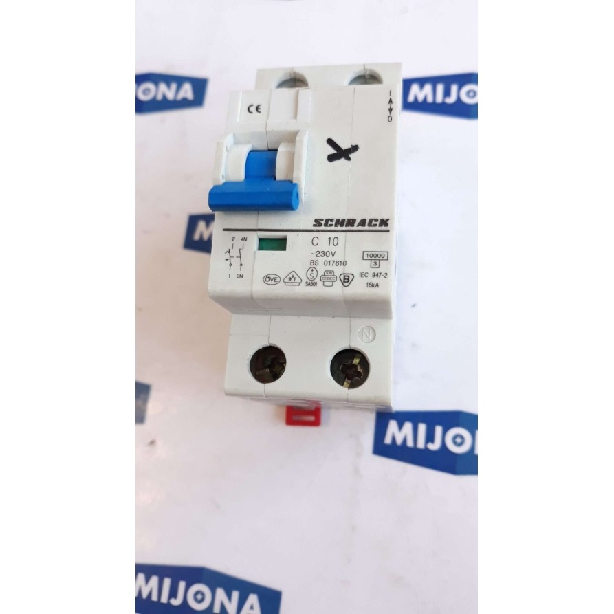 SCHRACK C 10 230V BS 017610  Miniature Circuit Breaker