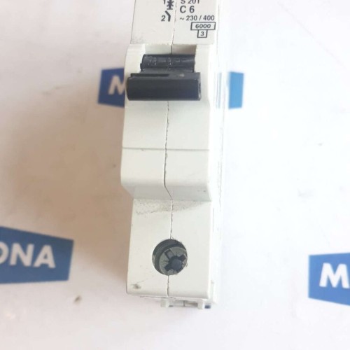 ABB S201 C6 Miniature circuit breaker 230 400V 277 480 VA AC C6 ABB S201 C6 Miniature circuit breaker 230 400V 277 480 VA AC C6