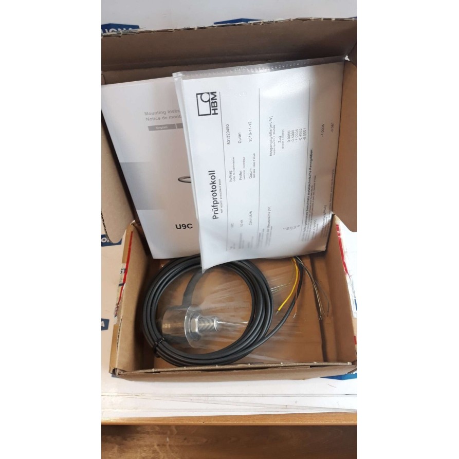 HBM TYP U9C  20KN 1MV Force Transducer 234710789 (new old stock)