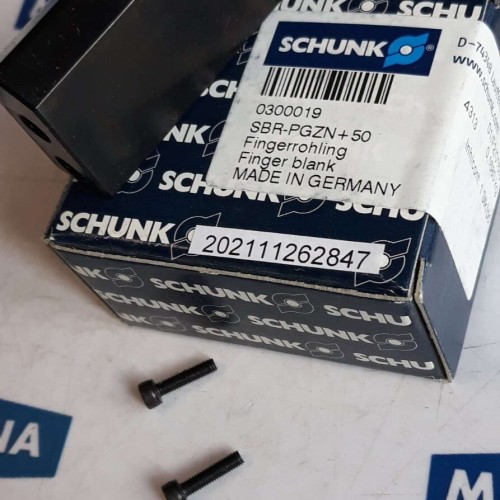 Schunk SBR-PGZN+50  FINGER BLANK 0300019  SBR PGZN 50 NEW OLD STOCK