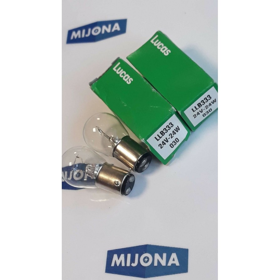 LUCAS LLB333 24V 24W 030 Preis pro 2 Stück Price for 2 psc.new old stock LUCAS LLB333 24V 24W 030 Preis pro 2 Stück Price for 2 psc.new old stock