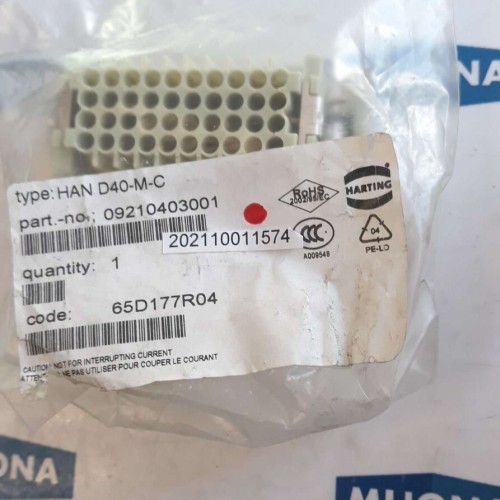 Harting 09210403001 HAN D40 M C