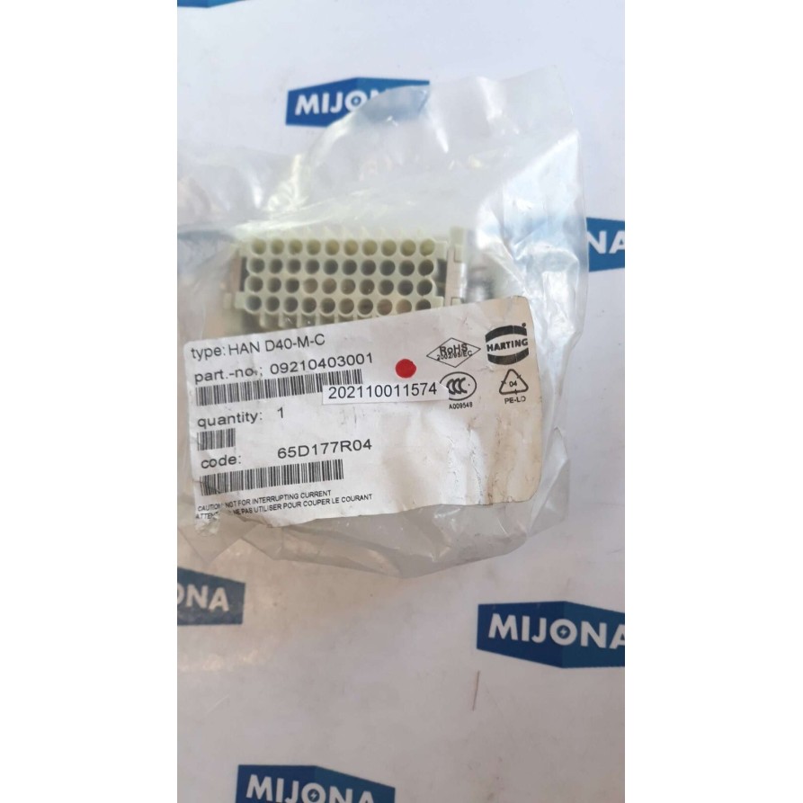 Harting 09210403001 HAN D40 M C