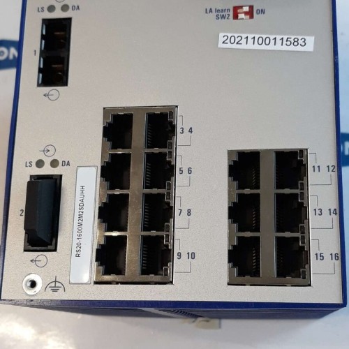 Hirschmann RS20 RAIL SWITCH RS20 1600M2M2SDAUHH 9.6 - 60 VDC 18-30VAC 50-60HZ