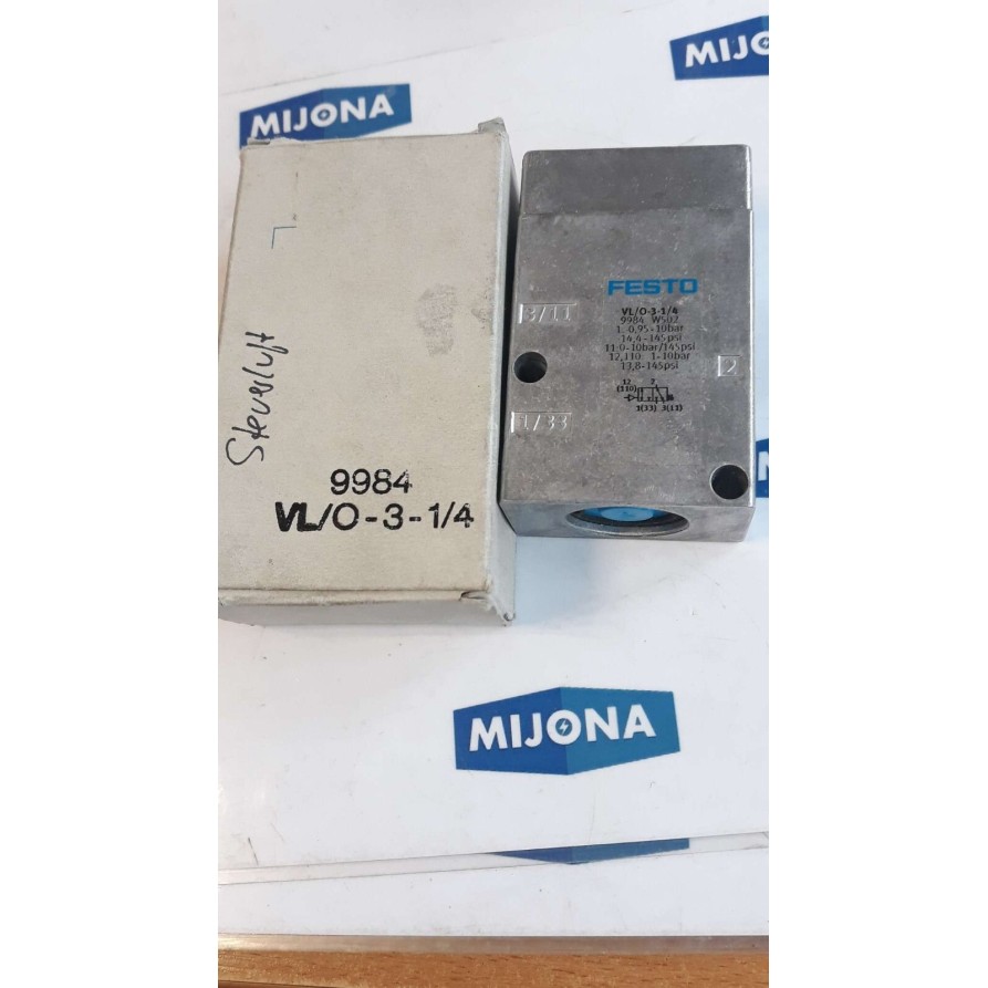 FESTO VL O 3 1 4 9984  pneumatic valve (NEW OLD STOCK)