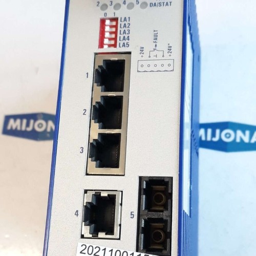 Hirschmann RS2 4TX 1FX EEC RAIL SWITCH 9.6-32VDC CLASS2 0.56-0.17A