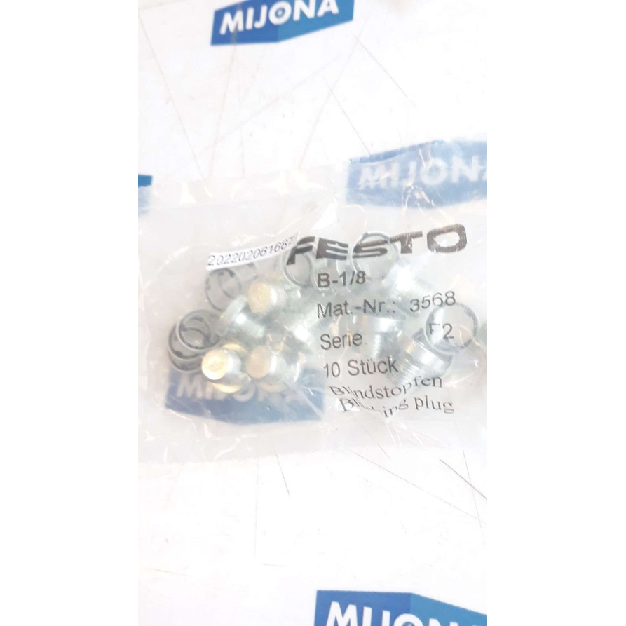 FESTO B 1 8 3568 blanking plug blinstopfen price for 10 psc