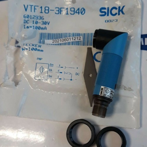 SICK VTF18 3F1940 6012936 DC 10 30V 100mA proximity sensor NEW OLD STOCK SICK VTF18 3F1940 6012936 DC 10 30V 100mA proximity sensor NEW OLD STOCK