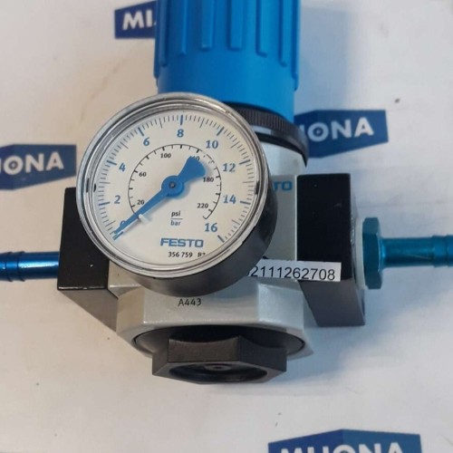 Festo LR D I MIDI 192320 pressure regulator valve 356759 MANOMETER Festo LR D I MIDI 192320 pressure regulator valve 356759 MANOMETER