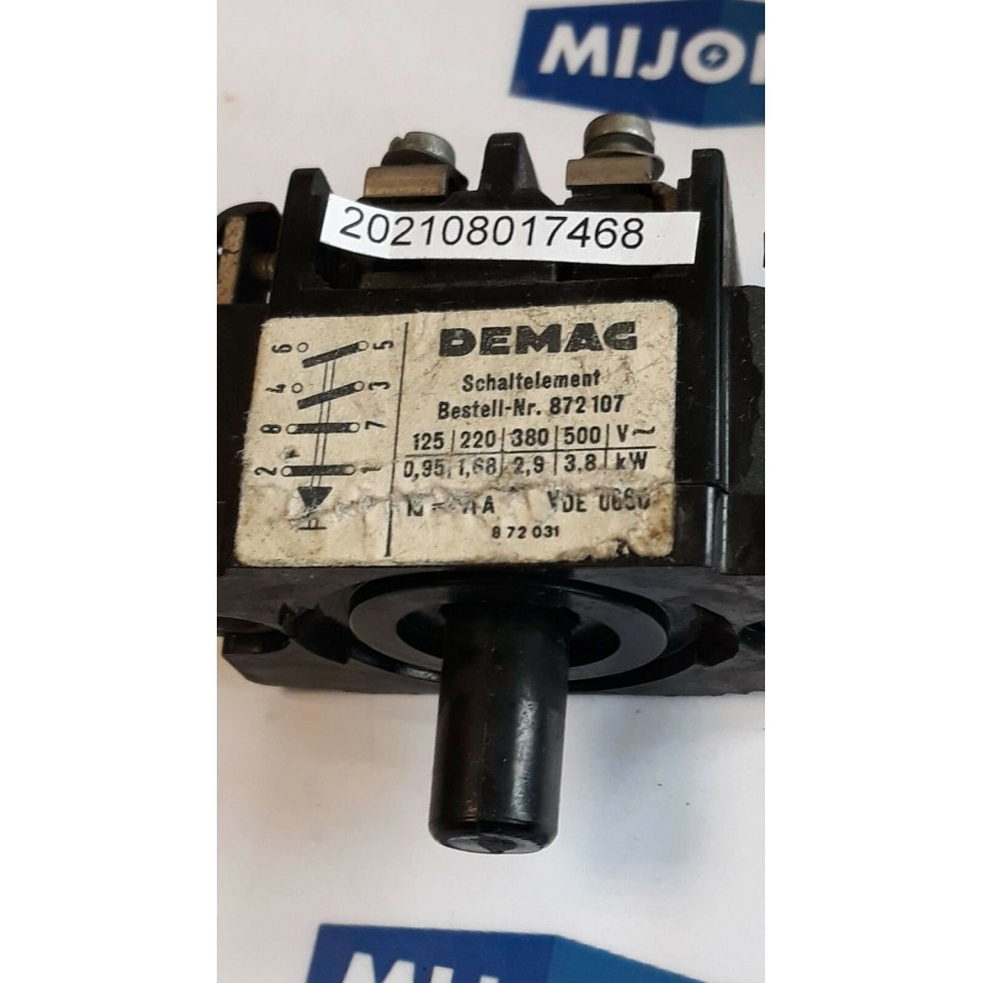 DEMAG Schaltelement  Schalt-Element Kran-Schalter 872 107 11A
