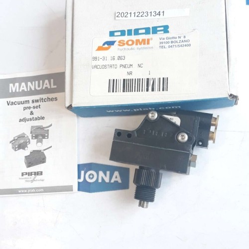 Piab 31.16.063 VACUUM SWITCH 31 16 063 991-31.16.063 NEW OLD STOCK