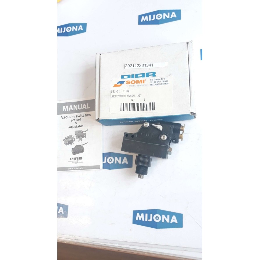 Piab 31.16.063 VACUUM SWITCH 31 16 063 991-31.16.063 NEW OLD STOCK