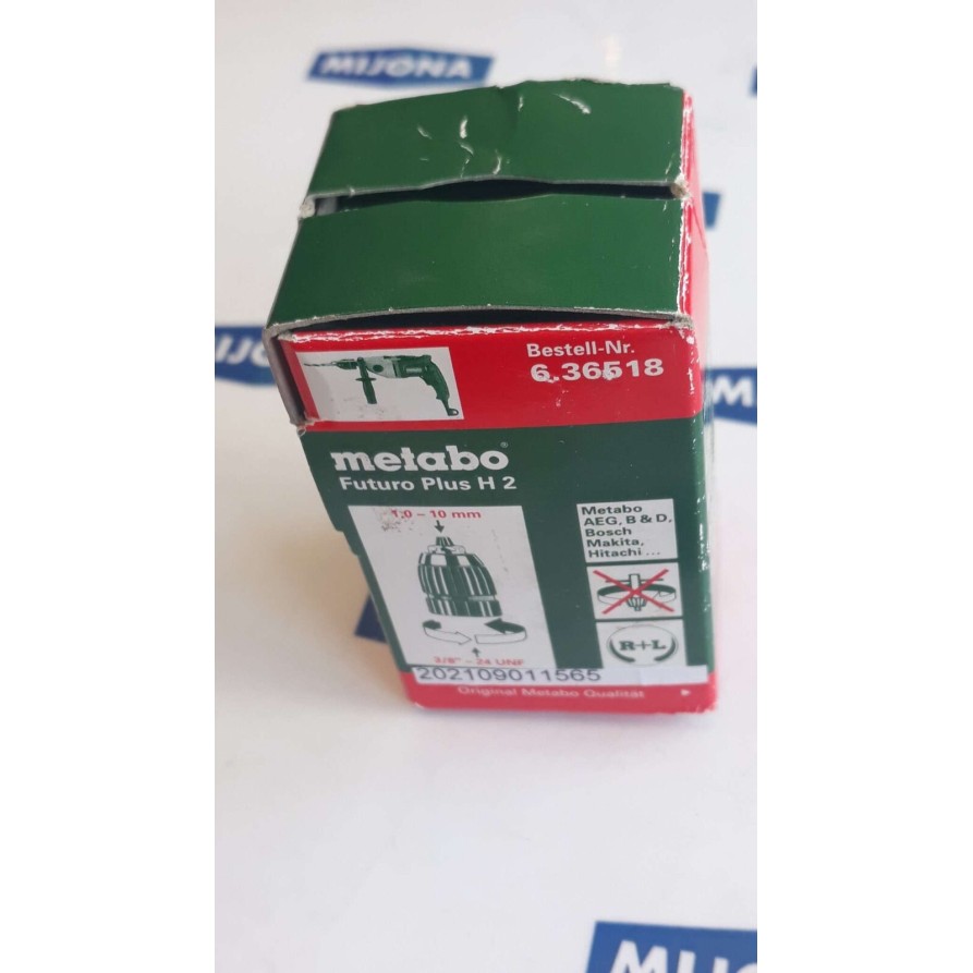 METABO 6 36518 FUTURO PLUS H 2 1-10mm 3/8 24unf for rotary drills and cordless