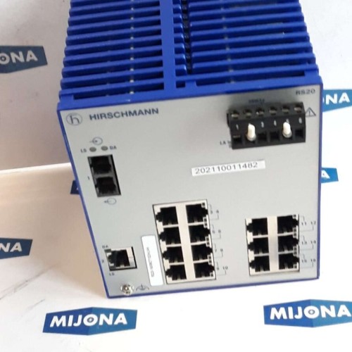 Hirschmann RS20 RAIL SWITCH RS20 1600M2T1SDHUHH 9.6 - 60 VDC 18-30VAC 50-60HZ