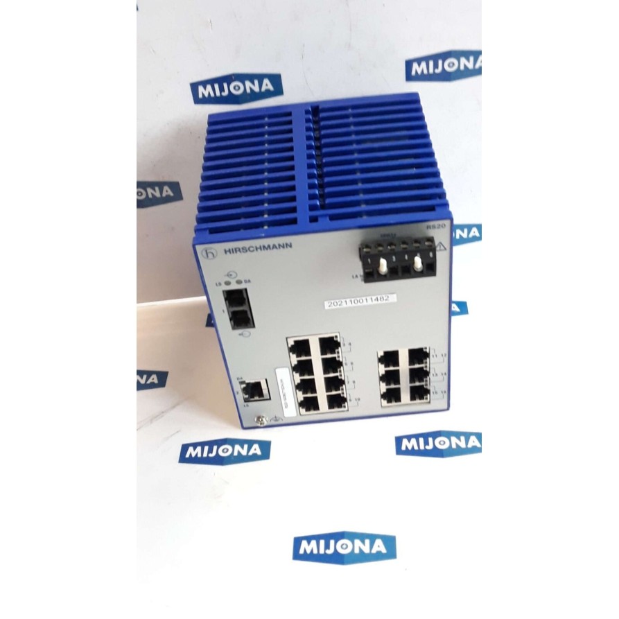 Hirschmann RS20 RAIL SWITCH RS20 1600M2T1SDHUHH 9.6 - 60 VDC 18-30VAC 50-60HZ