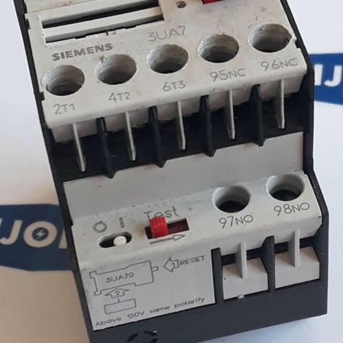 SIEMENS 3UA7011 1E 2.5-4A OVERLOAD RELAY 3UA7011-1E