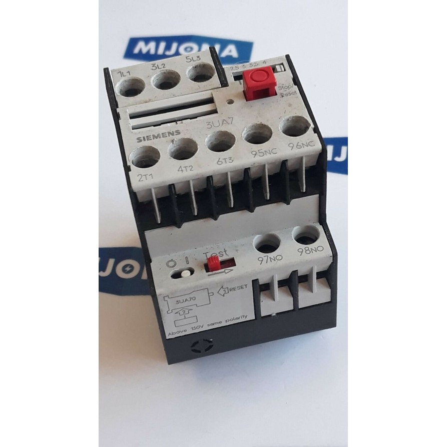 SIEMENS 3UA7011 1E 2.5-4A OVERLOAD RELAY 3UA7011-1E