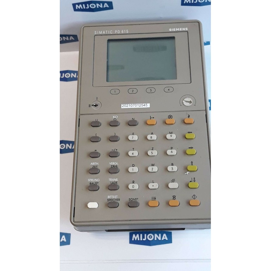 SIEMENS simatic PG 615 6ES 615 0UA11 IP40 6ES615-0UA11 0°C - 45°C Programmer