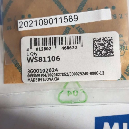 LAMB INA WS81106 Thrust Roller Bearing Shaft Washer