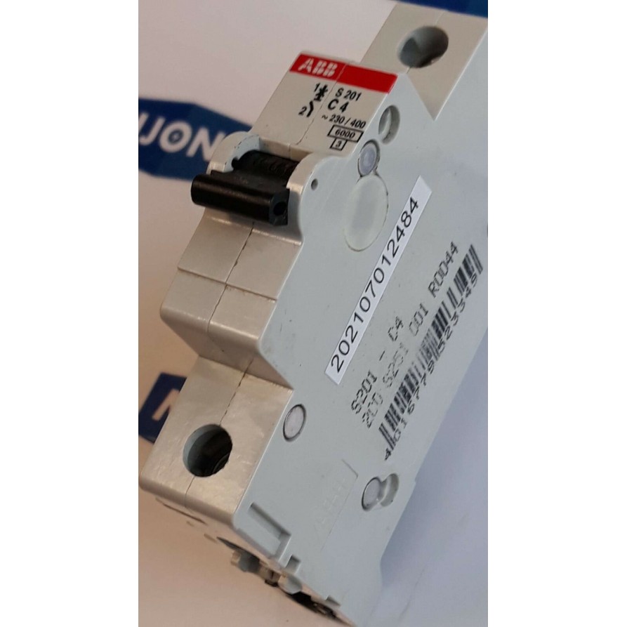 ABB S 201 C 4 Miniature circuit breaker 1POL 133 230V S201 C4