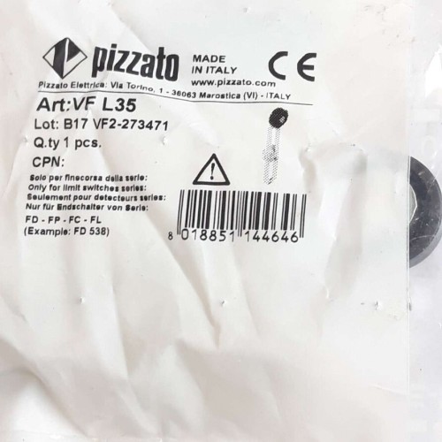 Pizzato VF L35 B17 VF2-273471  lever with roller