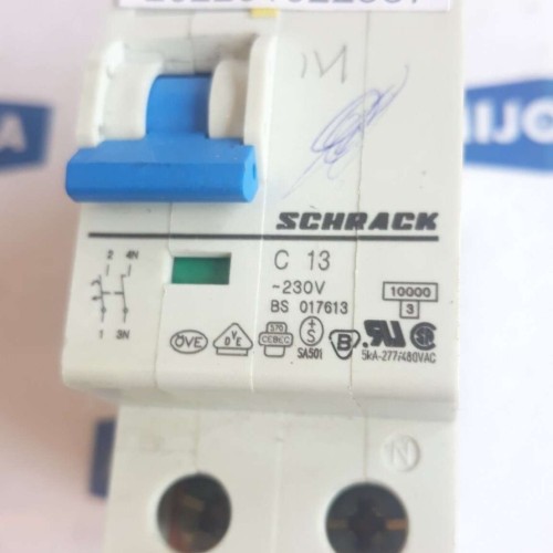 SCHRACK C 13 230V BS 017613  Miniature Circuit Breaker