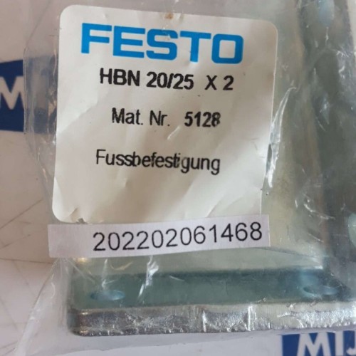 Festo HBN 20 25 X2 FUSSBEFESTIGUNG 5128 NEW OLD STOCK